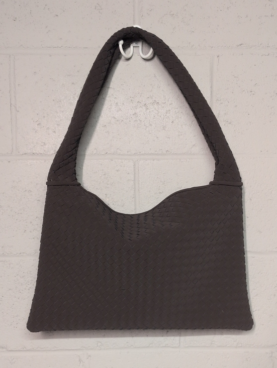 Newbella Handbags - Slouchy Woven Suede Hobo Bag Crossbody Crescent Shoulder Tote Purse NWOT